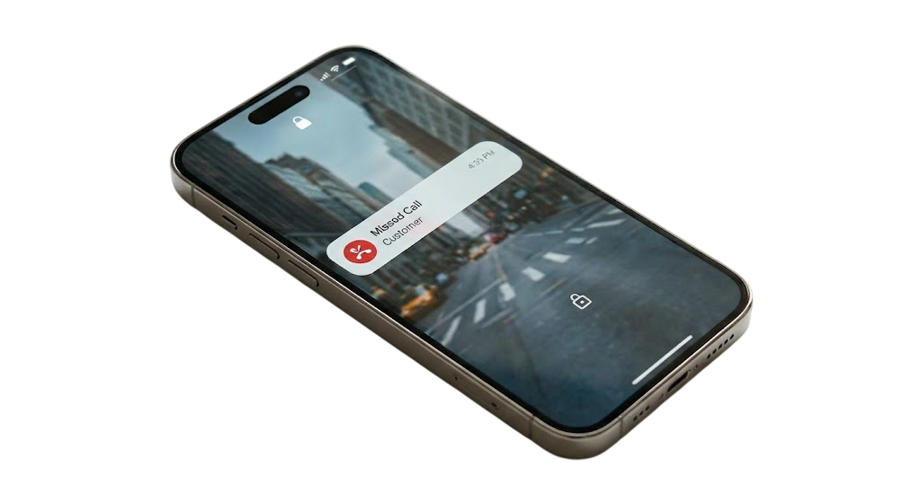 ANYCALL แก้ปัญหาพลาดสาย — ภาพเจ้าของธุรกิจพลาดสายลูกค้าเพราะไม่มีคนรับ AI รับสายแทนได้ 24/7